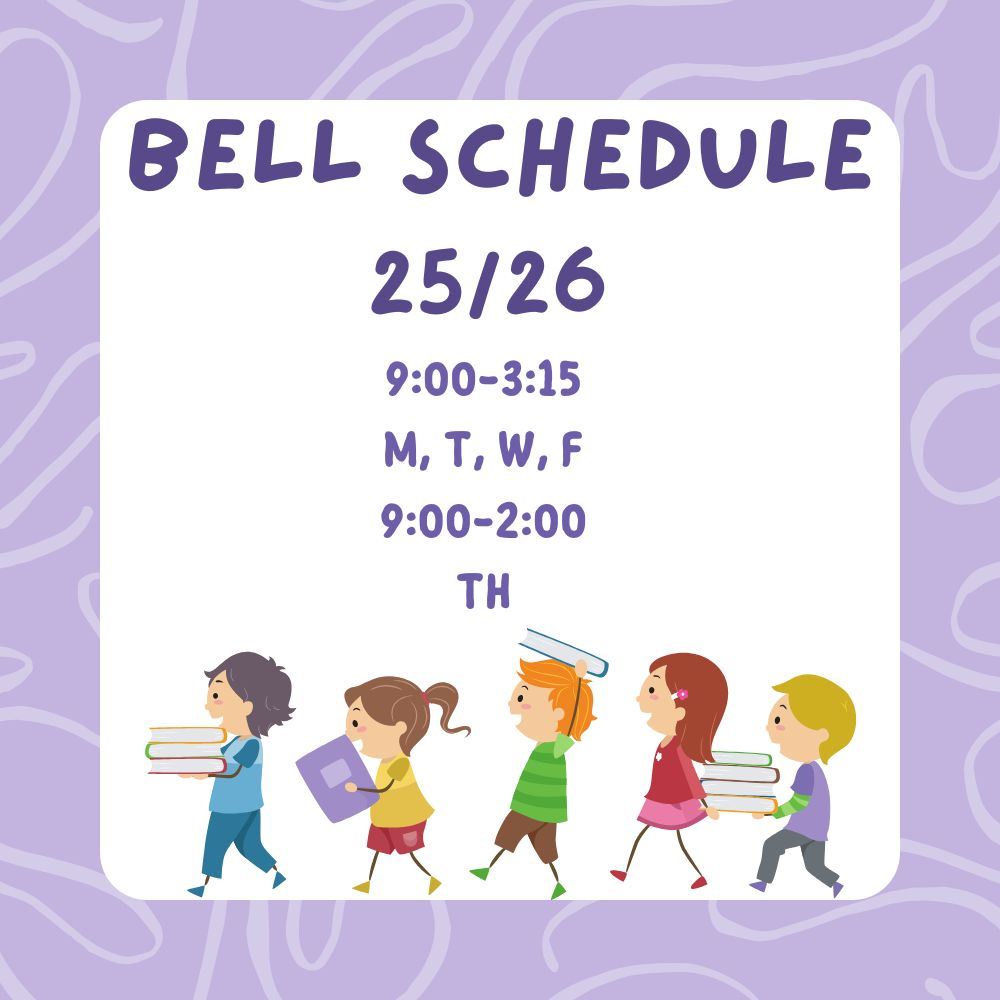  Bell Schedule